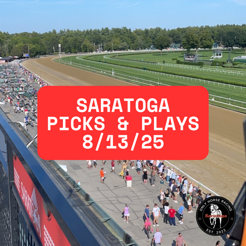 Picks & Plays - Saratoga  8/13/25